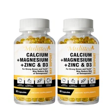 Calcium Magnesium Zinc Capsules with Vitamin D3 Bone, Nerve & Immune Support