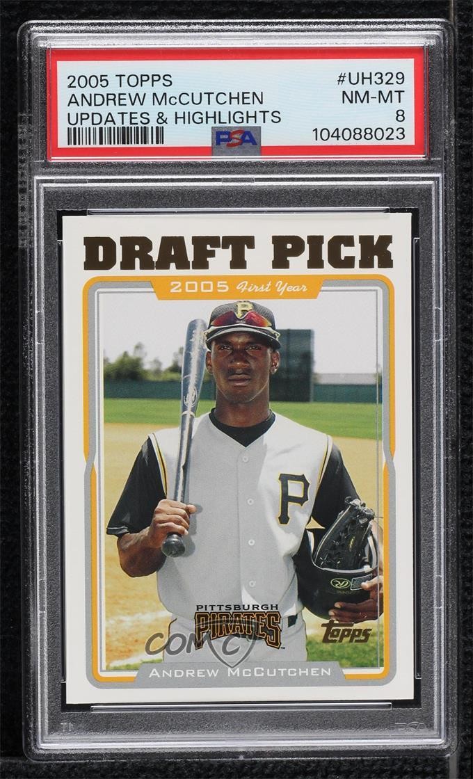 2005 Topps Update Andrew McCutchen #UH329 PSA 8 Rookie RC