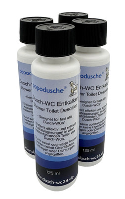 Dusch-WC Entkalker, für fast alle Dusch-WCs, 125ml, Entkalkungsmittel, 4/8/12