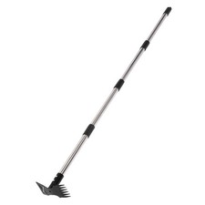 Weed Puller Tool Long Handle Standing Detachable 2 In 1 Hand Weed Rake Actio NEW