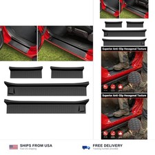 Door Sill Guards Kit Fit for 2018-2026 Jeep Wrangler JL Unlimited, Door Sill ...