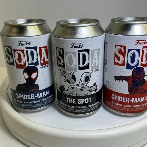 Funko Vinyl Soda: Marvel - Spider-Man, Spider-Man 2099, The Spot Lot