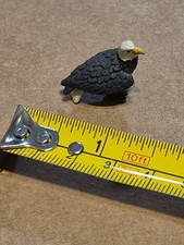 Tiny Bald Eagle Bird Figure Soft Rubber-Plast...