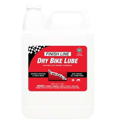 Finish Line Ceramic Dry Lube 1 Gallon - Wax-Like Synthetic Chain Lubricant for