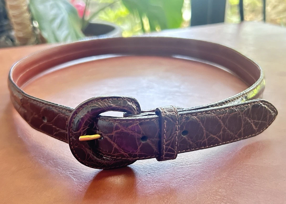 Ralph Lauren Women's Crocodile/Alligator Belts for sale | eBay