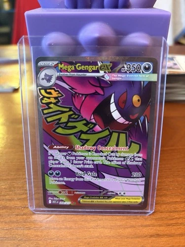 Pokemon TCG Mega Gengar Ex 269/217 Ascended Heroes- Holo Mega Attack Rare