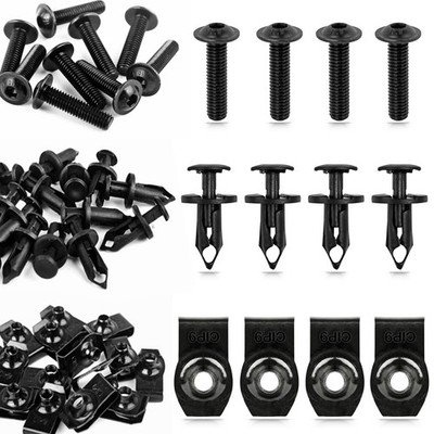 Body Panel Torx Screw Nut Plastic Fastener Rivets For UTV ATV Polaris Set 30PC