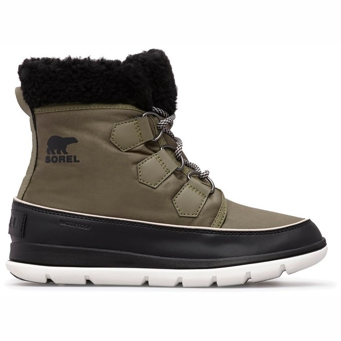Sorel Explorer Carnival WP - Senderista Verde/Negro (Reino Unido 6 | UE 39 | EE. UU. 8)