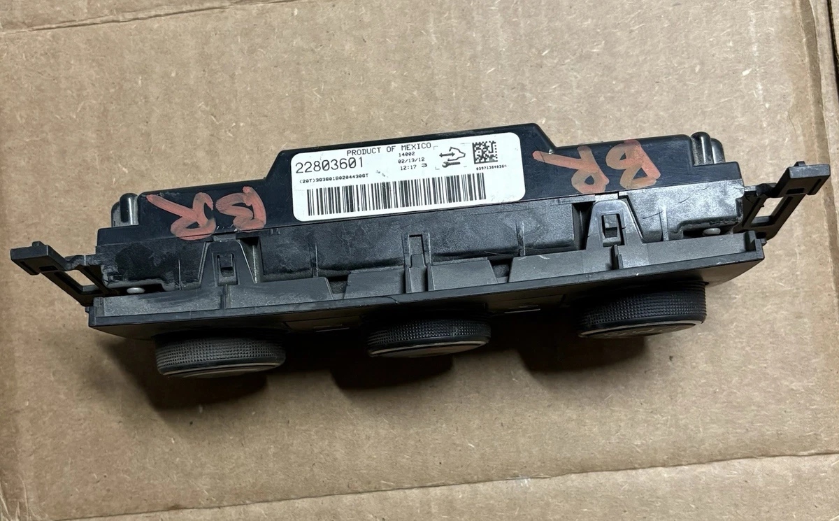 Genuine Part (22803601) Heating and Air Conditioning Control photo 3