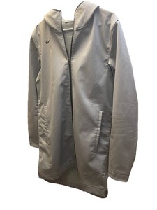 Nike Protect Shield Repel Gray Basketball Parka Jacket Size Small-TALL -New