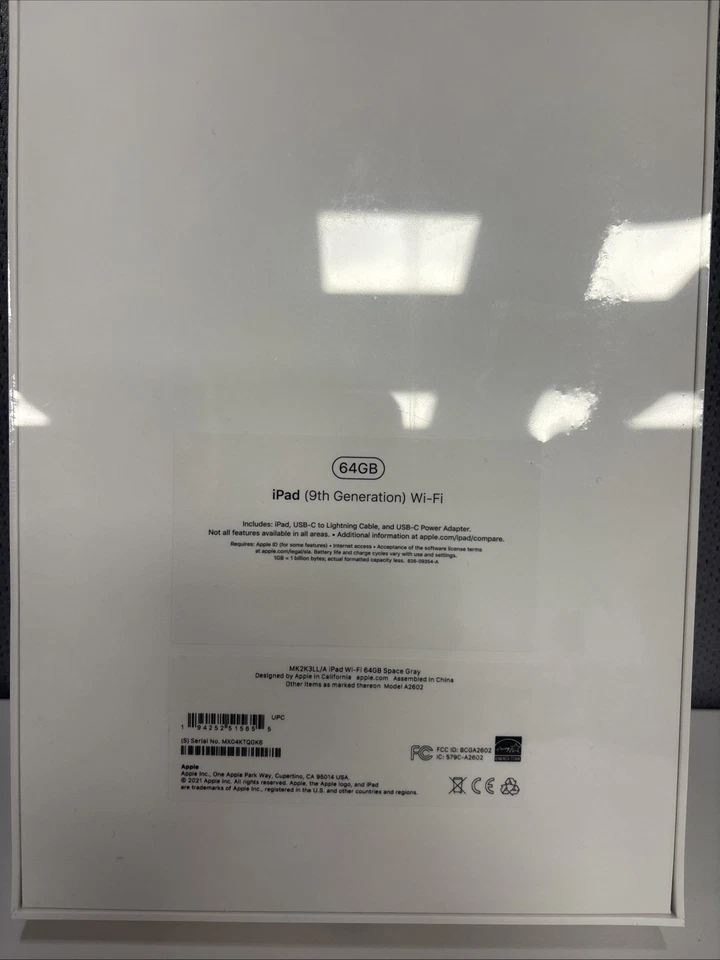 Apple iPad 9ª Generación 64GB WiFi Gris Espacial / Nueva Caja Sellada / Estuche Incluido Foto 3 de 4