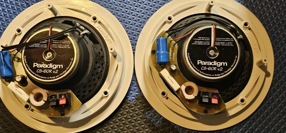 Altavoz estéreo de pared/techo Paradigm CS-60R v2 - Usado, funciona sin soportes Foto 4 de 4