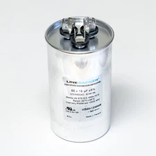 Supco Capacitor Round Dual Run 60 + 15 uf mfd 370/440 Volts for HVAC Motors