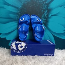 Image of Birkenstock Milano EVA Scuba Blue Children's Sandals, Kids' Size UK 1 US 2 EU 33