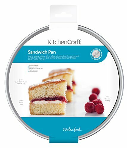 Круглая форма для выпечки KitchenCraft с антипригарным покрытием и рыхлой основой для чизкейков сэндвичей 7090₽