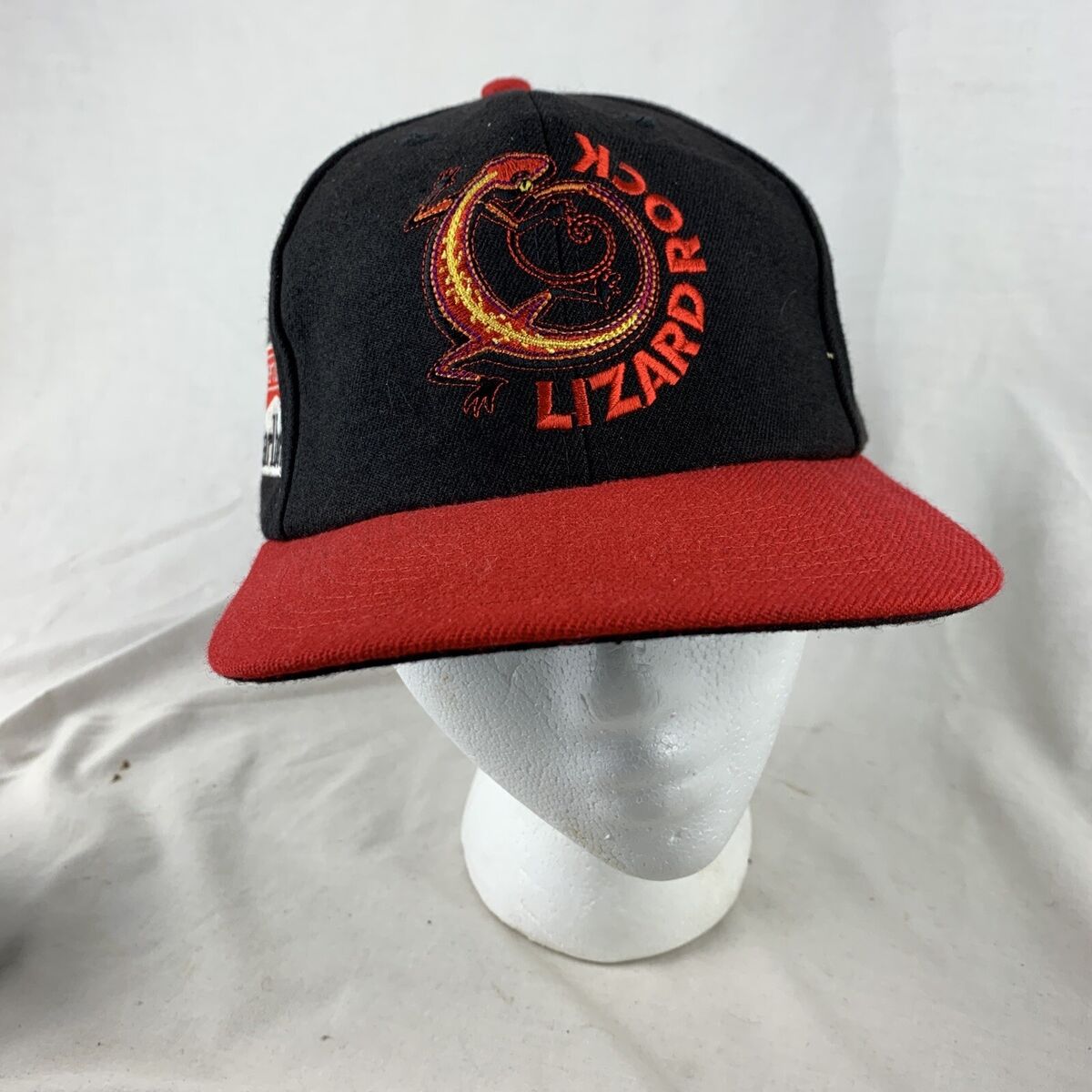 Marlboro Lizard Rock Black Red Strapback Hat Cap Adventure Gear