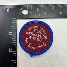 VINTAGE INTERNATIONAL STA ENDEAVOUR AWARD FOR SWIMMING Patch 43ZZ