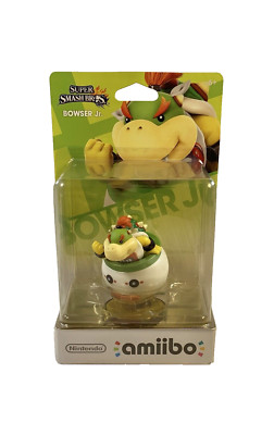 Nintendo :amibo: Super Smash Bros. Bowser Jr. WiiU and 3DS Sealed NIB 1st Run