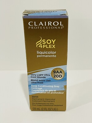 Clairol Professional SOY4PLEX Liquicolor Permanente 2 oz Grey Busters 9AA/20D