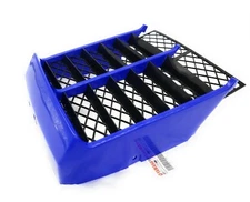 NEW OEM YAMAHA BANSHEE YFZ350 RADIATOR COVER GRILL FRONT PANEL BLUE1987 2006 