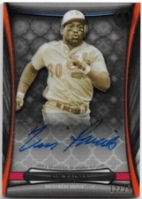 2018 Topps Tribute Iconic Perspectives TIM RAINES Auto Orange /25