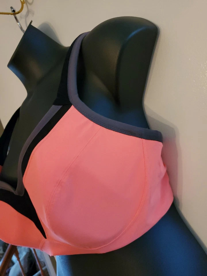 Sujetador deportivo Torrid Active para mujer talla 44D/color melocotón/usado en excelente estado Foto 2 de 4