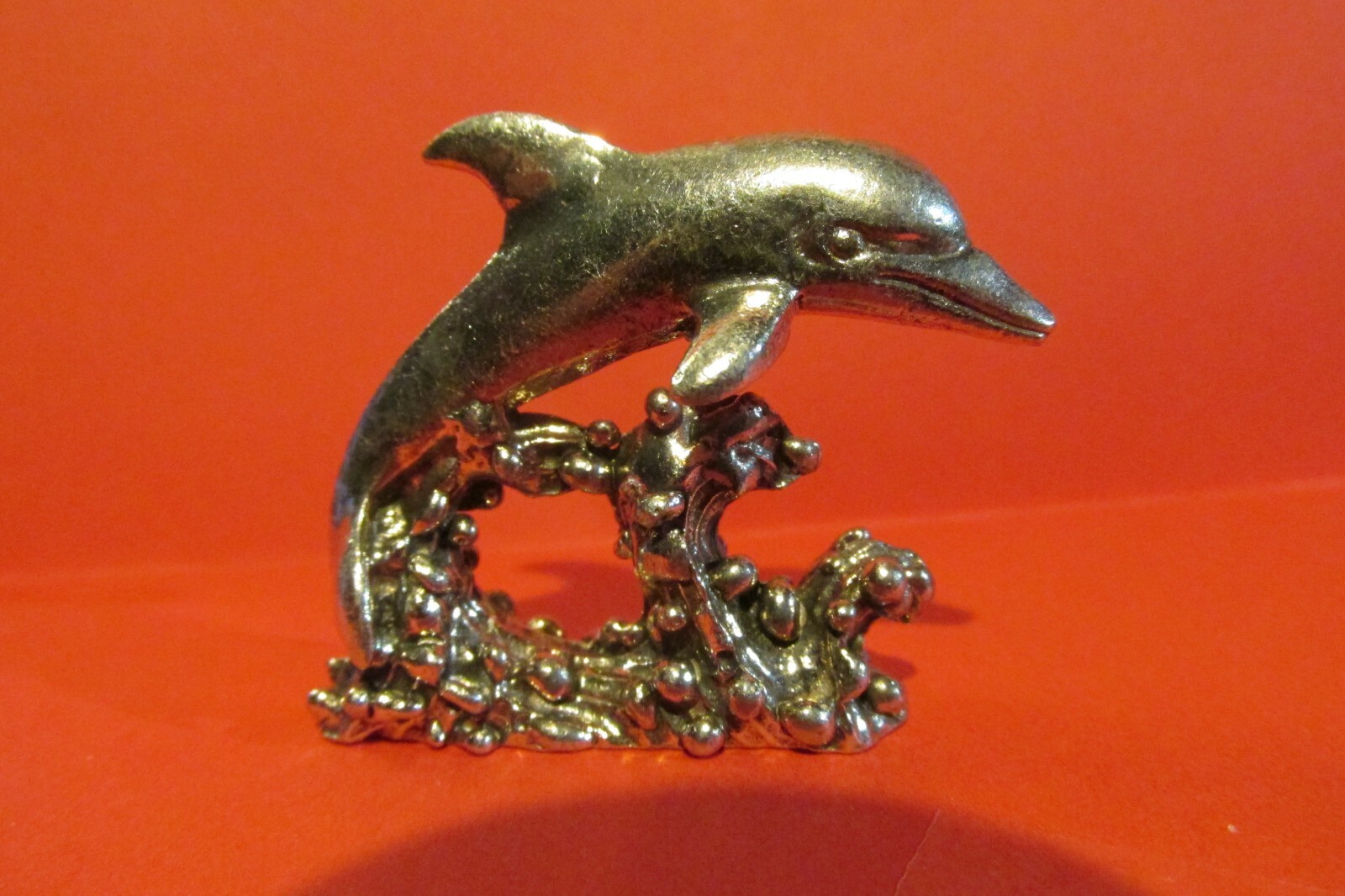 Pewter Dolphins Figurine 1 1/2 inches tall eBay
