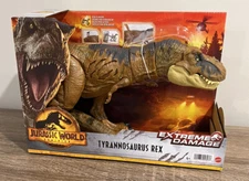 NEW 2022 Jurassic World Dominion TRex EXTREME Damage Mattel NIB IN HAND!   🔥🔥