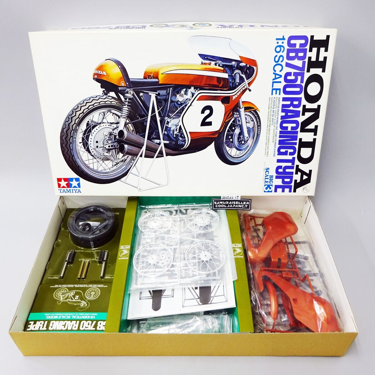 Tamiya 1/6 Honda CB750 Racing Type Big Scale Series NO.3 Tamiya 1/6 Honda CB750 Racing Type Big Scale Series NO.3