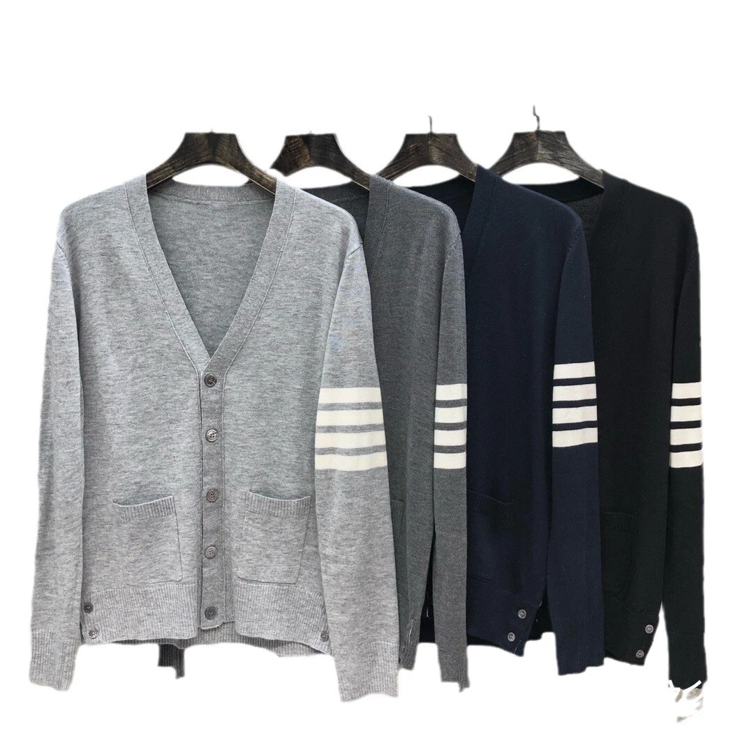 Maglione cardigan donna Thom Browne in maglia