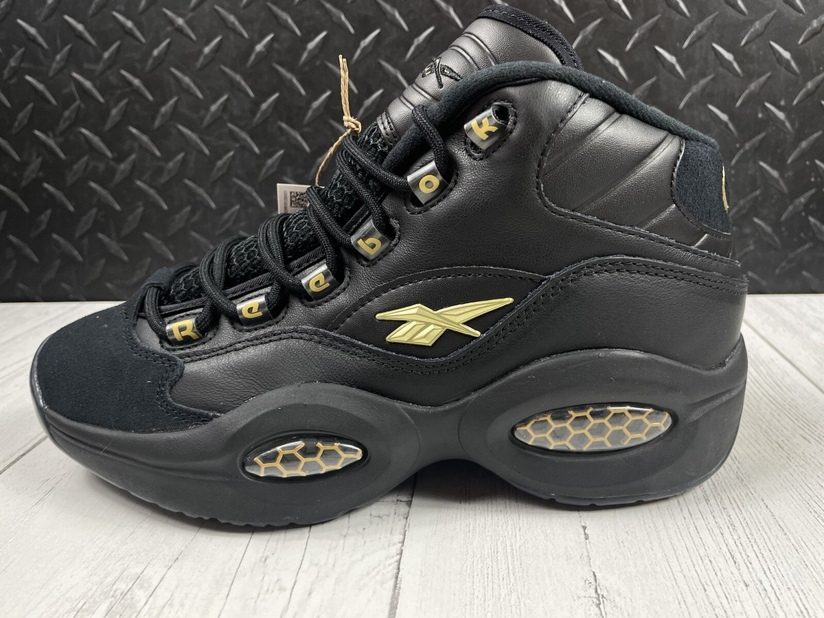 Reebok answer バスケットボールシューズ ブラック/ゴールド Reebok Answer V Basketball Shoe Iverson Black Gold FX4997