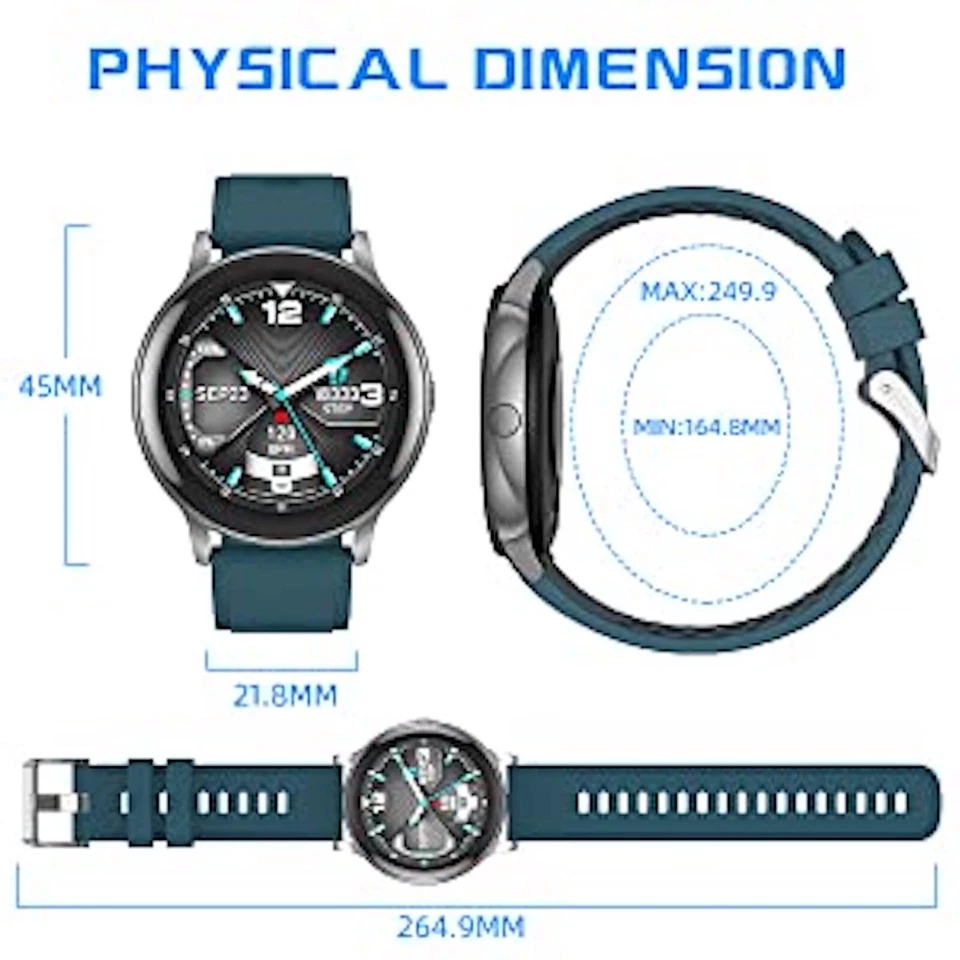 Smart Uhr, Monitor Blutdruck Herz Sauerstoff Usw At Home, Save Eltern Leben - Bild 3 von 4