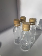 Mini Glass Bottles 4 with caps