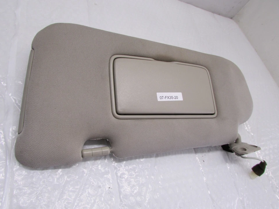 2005-2007 INFINITI FX35 FX45 UPPER FRONT ROOF LEFT SIDE SUN VISOR OEM - Imagem 3 de 4