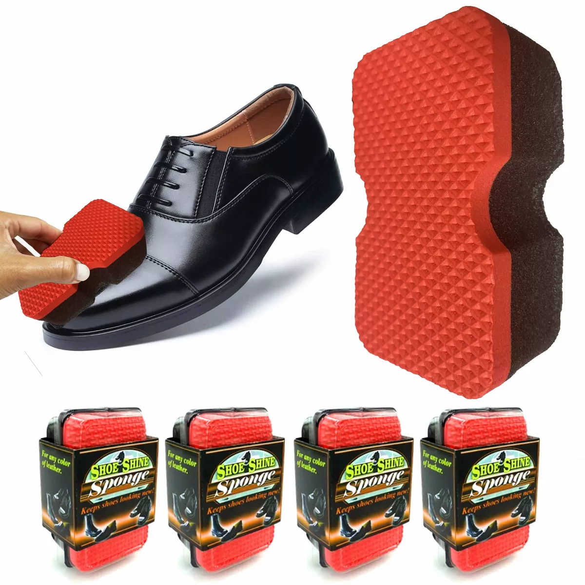 Griffin Easy Shine Black Instant Shine Sponge - Shop Shoe Polish at H-E-B