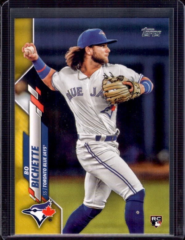 BO BICHETTE 2020 Topps Series 1 #78 Yellow Parallel Rookie RC