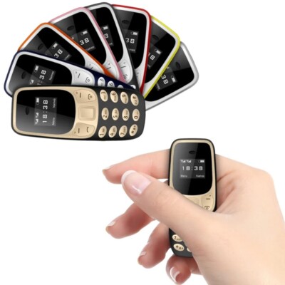 Kleines Handy Twin Sim entsperrt Bluetooth Wählscheibe GSM Anrufrekorder Telefon 