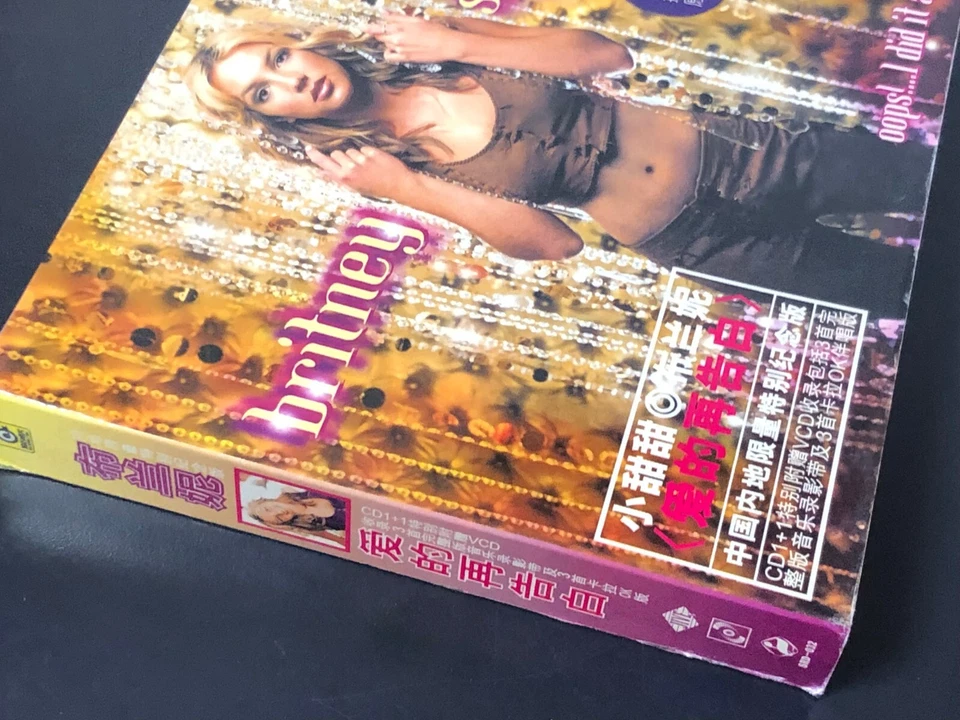 Britney Spears Oops!...I Did It Again China 1st Limited Edition CD + VCD Rare Foto 4 de 4