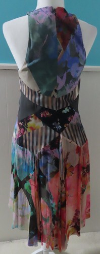 Nicole Miller Multi-Print Dress, Size 8 - Picture 5 of 6