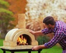 GIRtech Bravo Wood Burning Fire Brick Pizza O...