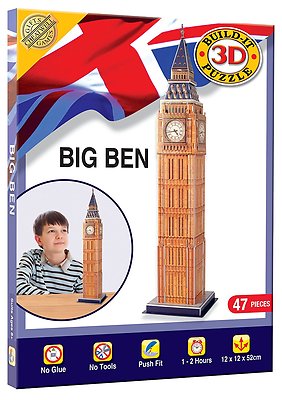 Chestwell Spiele 3D-Puzzle - Big Ben 47 Teile