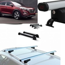 BARRE PORTATUTTO ALLUMINIO G3 HYUNDAI TUCSON 2016 CON RAIL+PORTASCI 4 PAIA SERR.