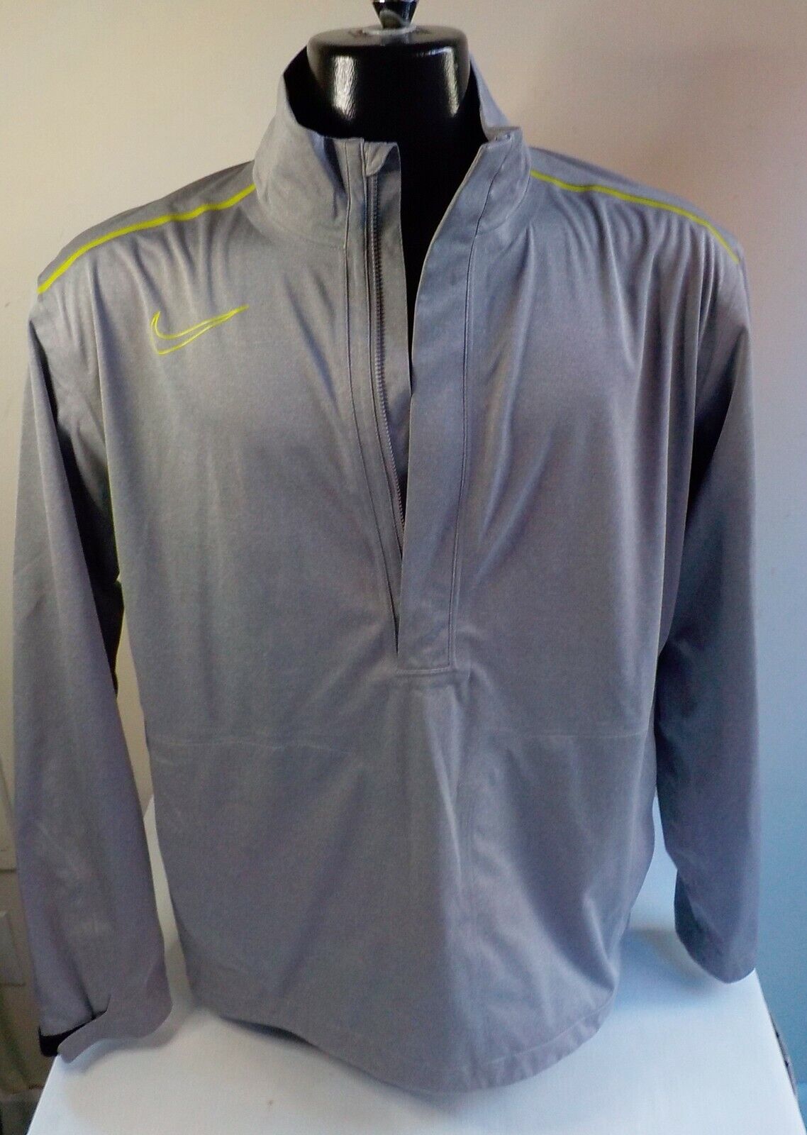 NIKE GOLF Storm-Fit 1 4 Zip Pullover Gre Windbreaker Beauty products Gray Jacket Popular brand in the world
