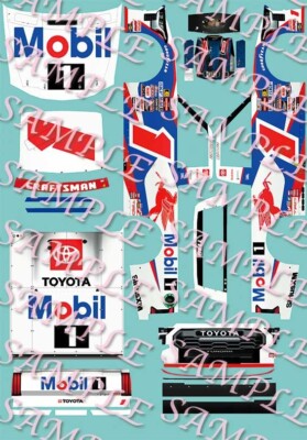 2024 Christopher Bell Mobil 1 Las Vegas 1/64 Peel&Stick Decals