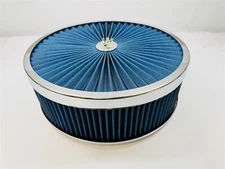 High Flow 14"x4" Washable Air Cleaner Dominator Base Chevy Ford SBC BBC 350 454
