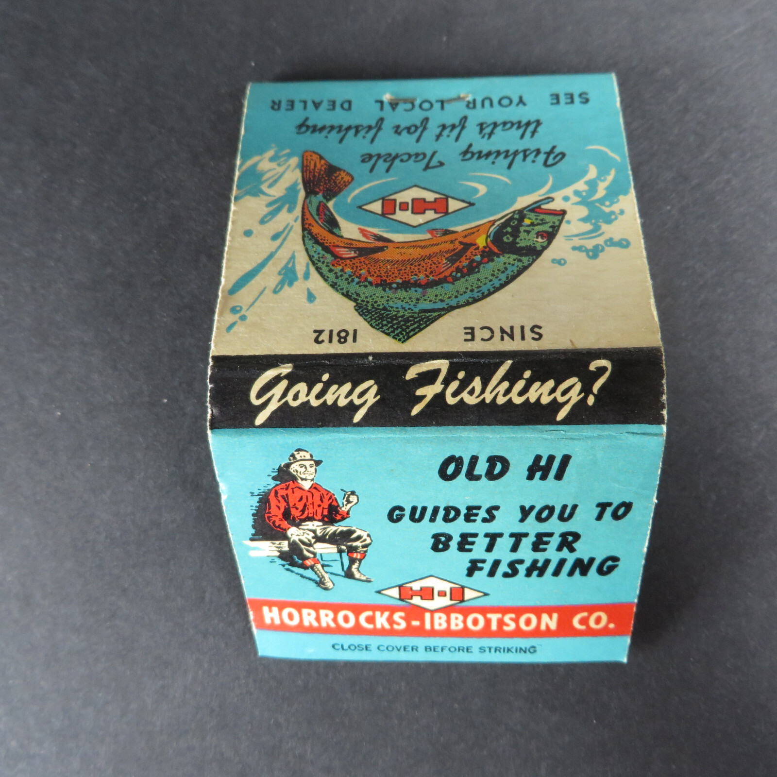 HORROCKSIBBOTSON CO Matchbook Fly Fishing Tackle Full Unstruck Ohio