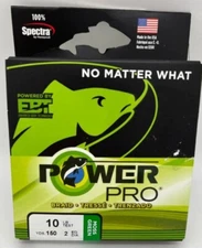 Braided Fishing Line Power Pro Spectra Fiber Moss Green 150 YARD 10LB