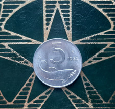 ($) 5 Lire 1982 (Delfino) -