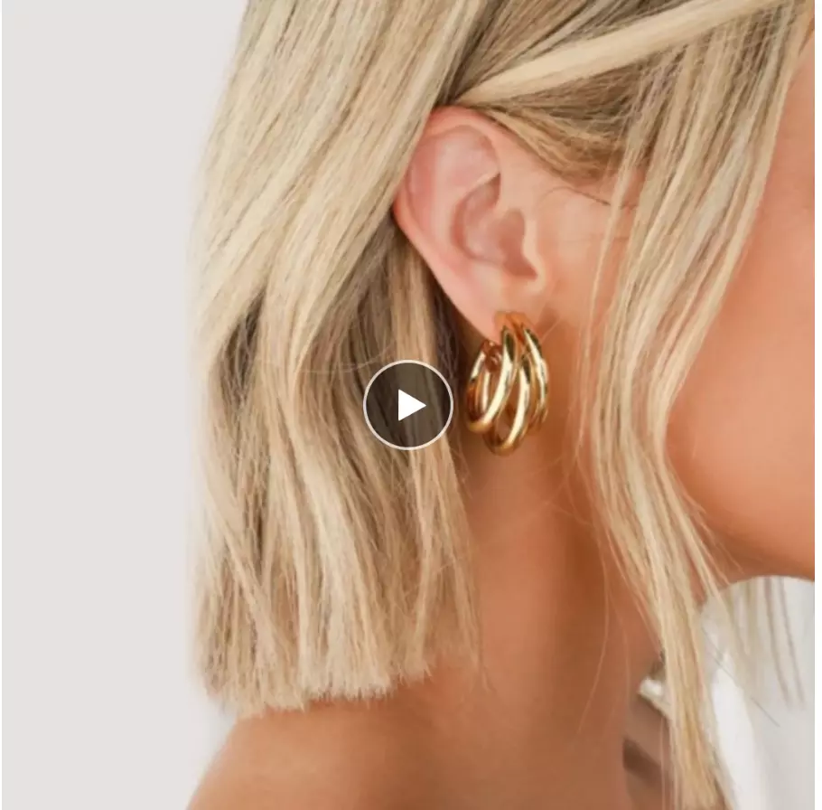 Large store pierced earrings