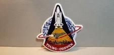 STS-1 SPACE SHUTTLE PATCH "CRIPPEN & YOUNG"